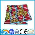 100%cotton wax fabric high quality customer demand